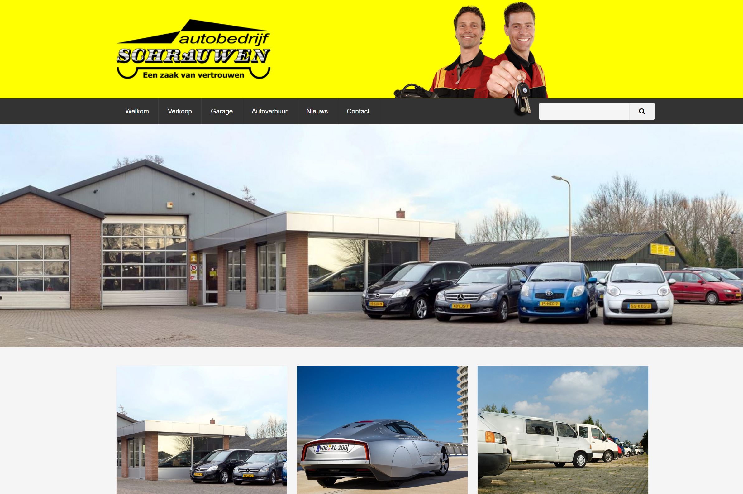 Nieuwe website